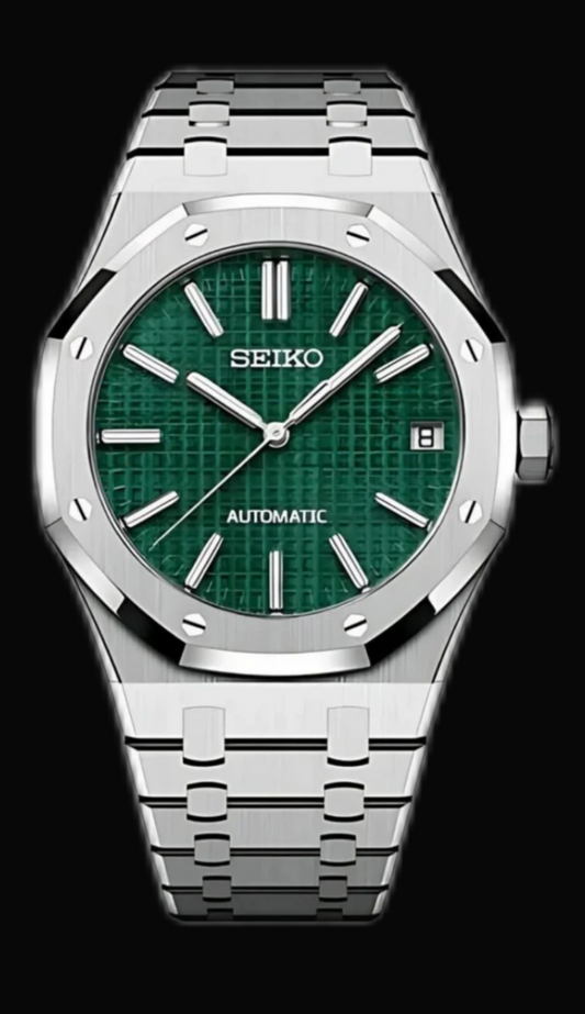 Seiko Mod Royal Oak Green