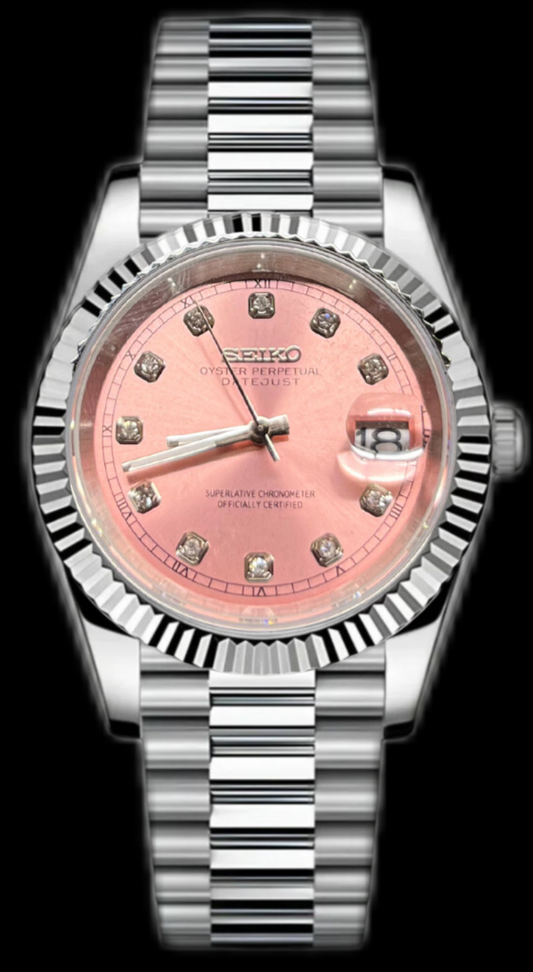 Seiko Mod Dial Pink