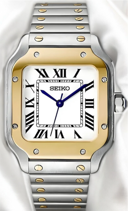 Seiko Mod Santos Gold Edition